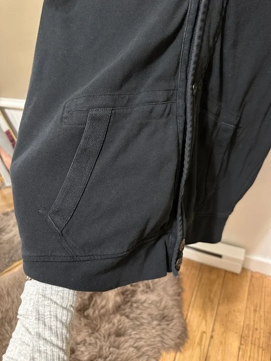 Polo by Ralph Lauren Black Hooded Lightweight Shirt Jacket - Picture 8 of 8